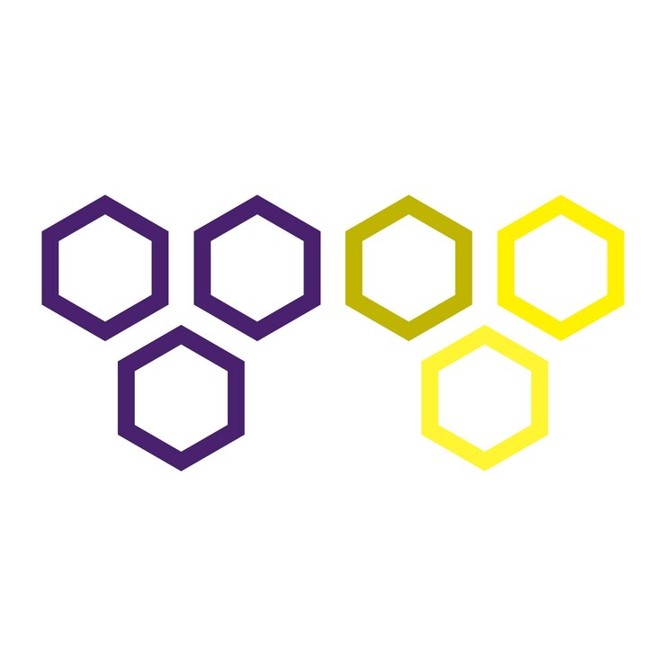 Vector plantillas de diseño vectorial de iconas de panal