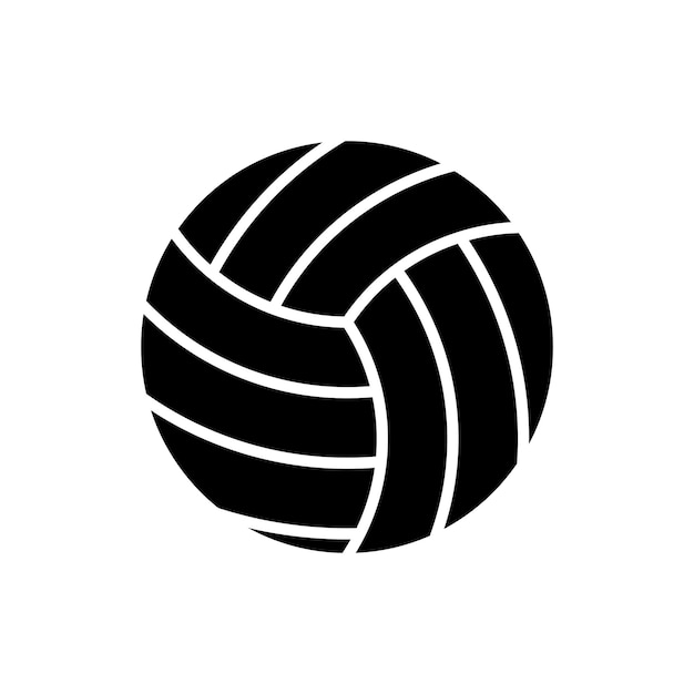 plantillas de diseño vectorial de iconas de pelota de volea