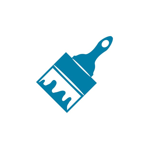 plantillas de diseño vectorial de iconas de pincel