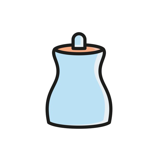 Plantillas de diseño vectorial de iconas de recipientes simples y modernas