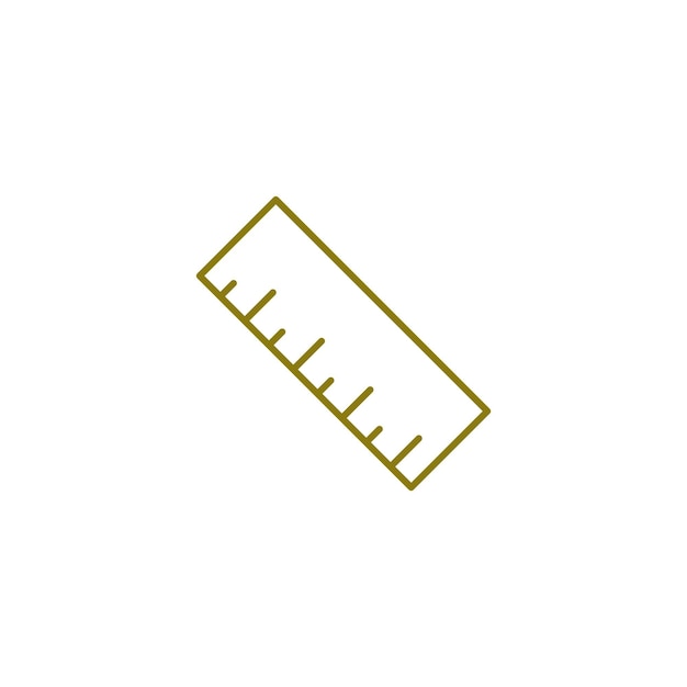 plantillas de diseño vectorial de iconas de regla