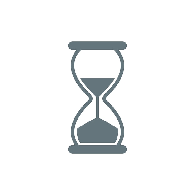plantillas de diseño vectorial de iconas de reloj de arena