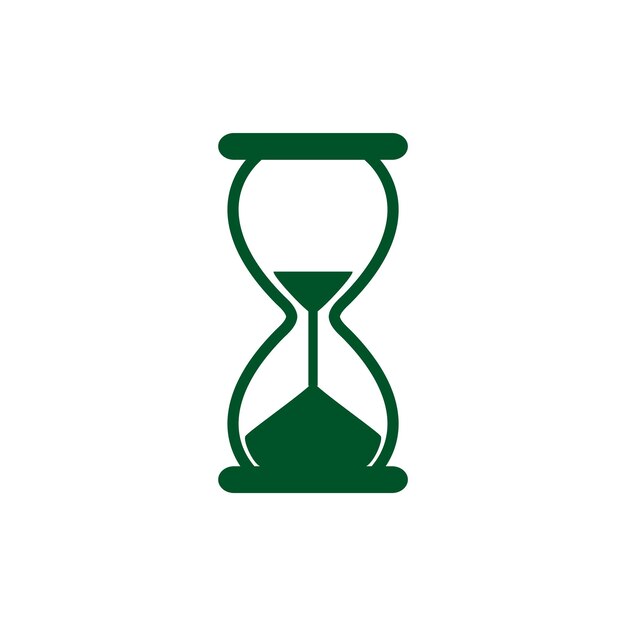 plantillas de diseño vectorial de iconas de reloj de arena