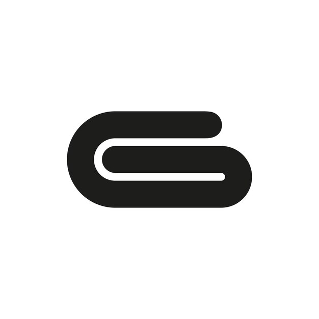 Plantillas de diseño vectorial de iconas de toallas simples y modernas