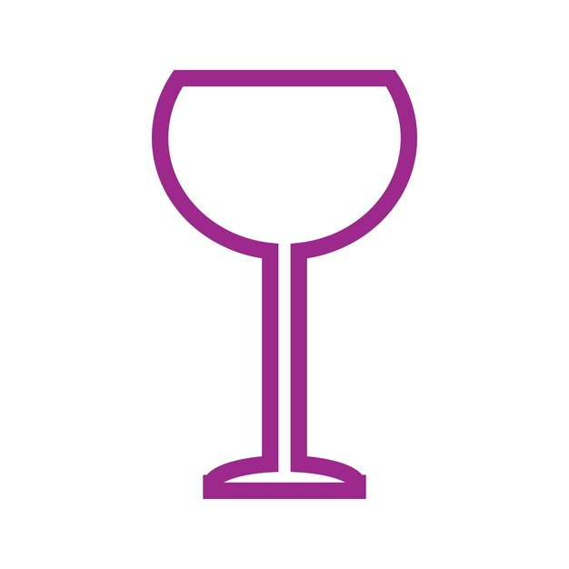 plantillas de diseño vectorial de iconas de vasos para beber