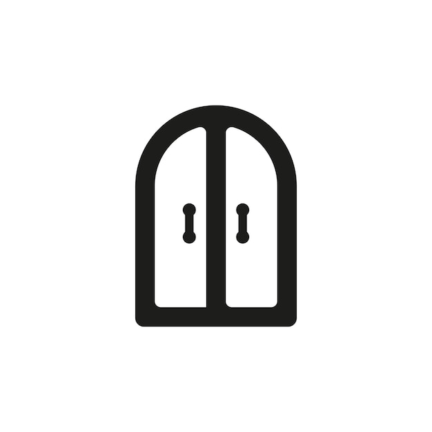 Plantillas de diseño vectorial de iconas de ventanas simples y modernas