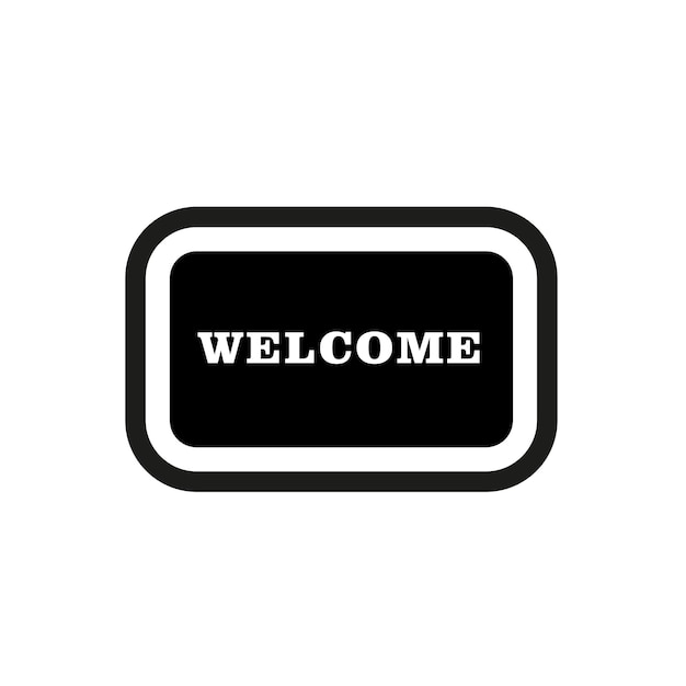 plantillas de diseño vectorial de iconos de alfombras simples y modernas