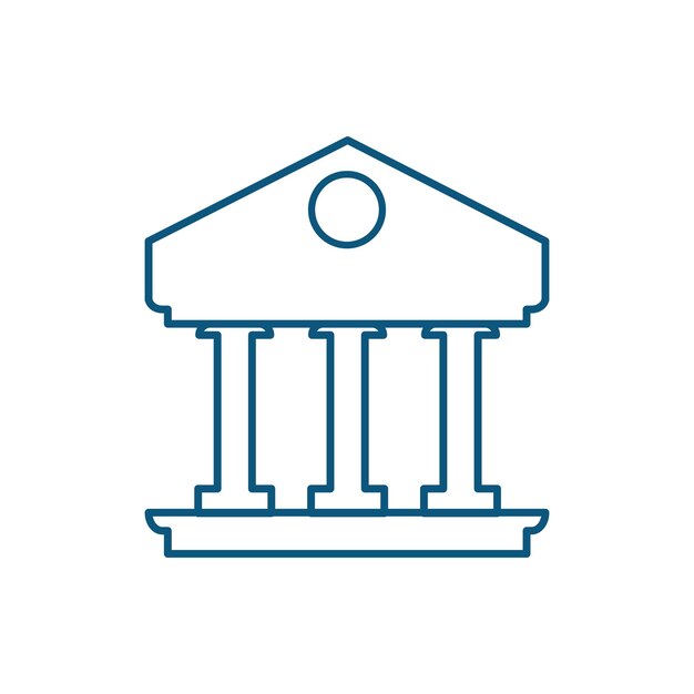 plantillas de diseño vectorial de iconos bancarios