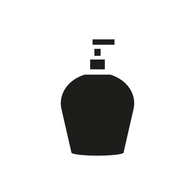 Plantillas de diseño vectorial de íconos de baño de jabón líquido simples y modernas