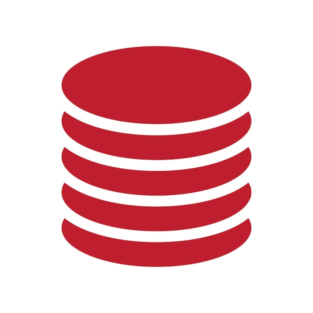 plantillas de diseño vectorial de iconos de base de datos