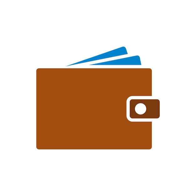 plantillas de diseño vectorial de iconos de billeteras
