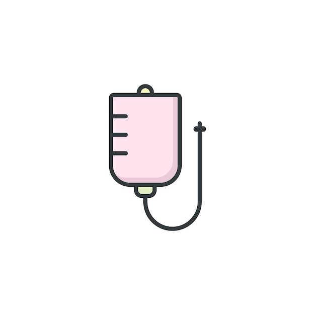 Plantillas de diseño vectorial de íconos de Blood Infus concepto simple y moderno