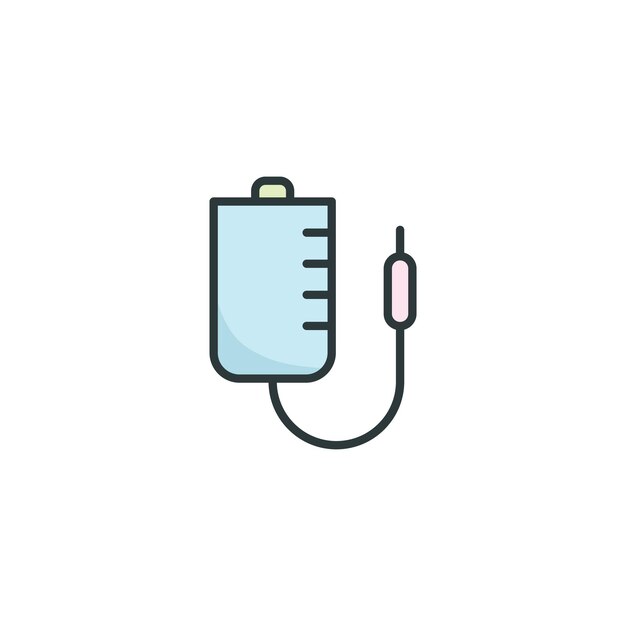 Plantillas de diseño vectorial de íconos de Blood Infus concepto simple y moderno