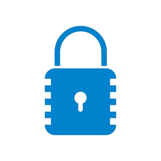 plantillas de diseño vectorial de iconos de bloqueo