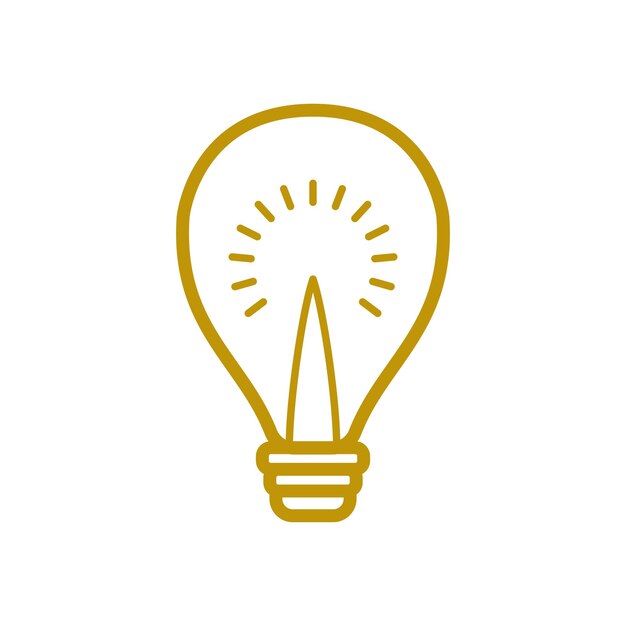 plantillas de diseño vectorial de iconos de bombillas