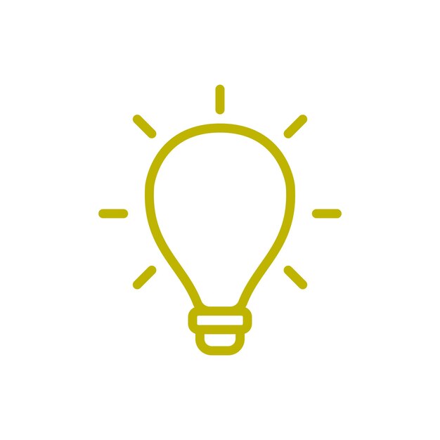 plantillas de diseño vectorial de iconos de bombillas