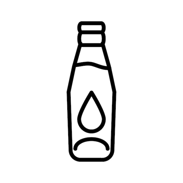 plantillas de diseño vectorial de iconos de botellas