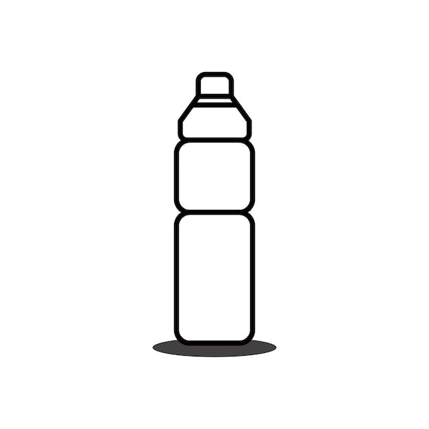plantillas de diseño vectorial de iconos de botellas