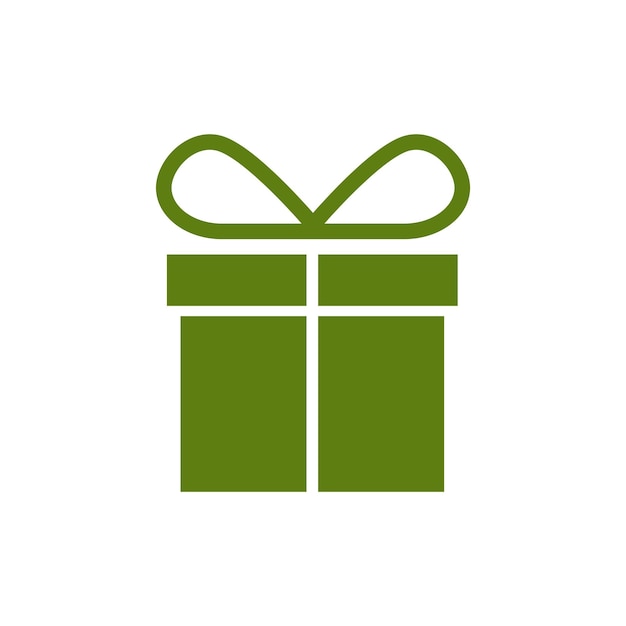 Plantillas de diseño vectorial de iconos de cajas de regalos