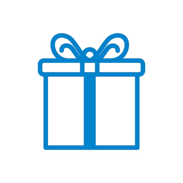 Plantillas de diseño vectorial de iconos de cajas de regalos