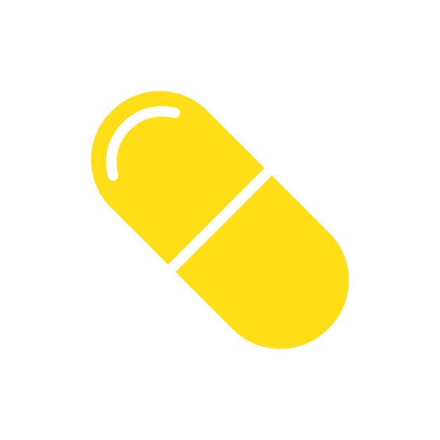 plantillas de diseño vectorial de iconos de cápsulas y pastillas