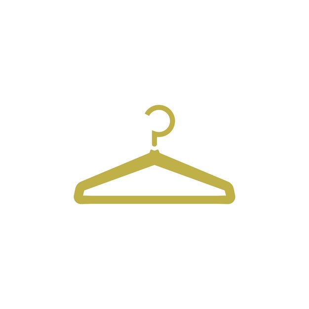 plantillas de diseño vectorial de iconos de colgadores de ropa