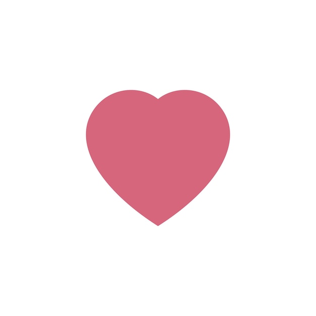 Plantillas de diseño vectorial de íconos de corazón concepto simple y moderno