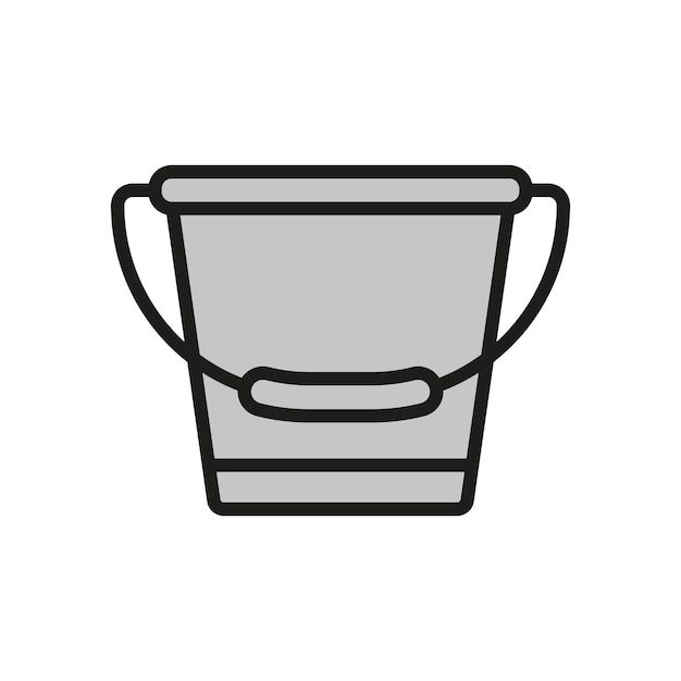 Las plantillas de diseño vectorial de iconos de cubo son simples y modernas