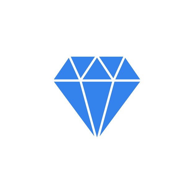 Plantillas de diseño vectorial de íconos de diamante concepto simple y moderno