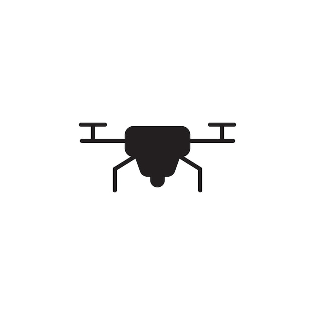 Plantillas de diseño vectorial de iconos de drones
