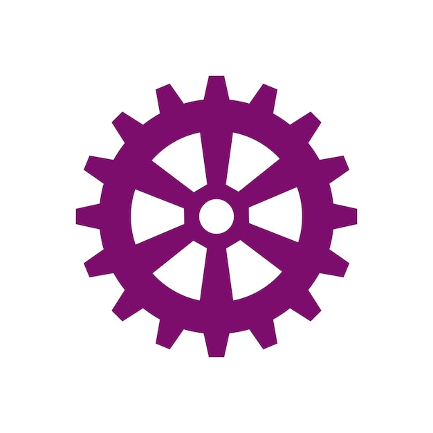 plantillas de diseño vectorial de iconos de engranajes
