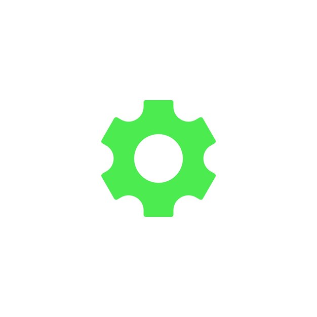 plantillas de diseño vectorial de iconos de engranajes