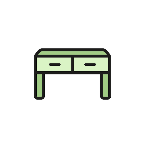 Plantillas de diseño vectorial de iconos de escritorio simples y modernas
