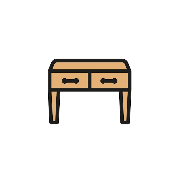 Plantillas de diseño vectorial de iconos de escritorio simples y modernas
