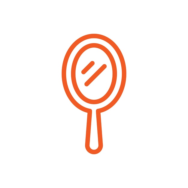 plantillas de diseño vectorial de iconos de espejo