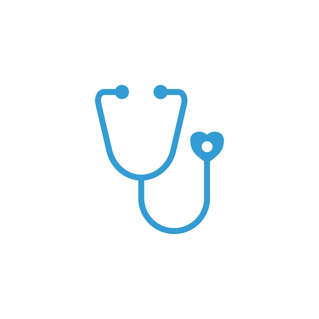 Plantillas de diseño vectorial de iconos de estetoscopio