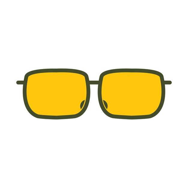 Vector las plantillas de diseño vectorial de iconos de gafas