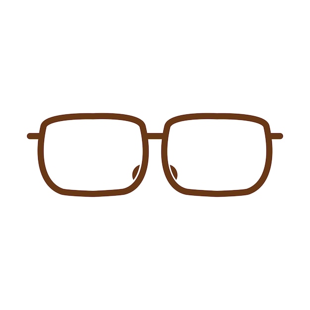 Las plantillas de diseño vectorial de iconos de gafas