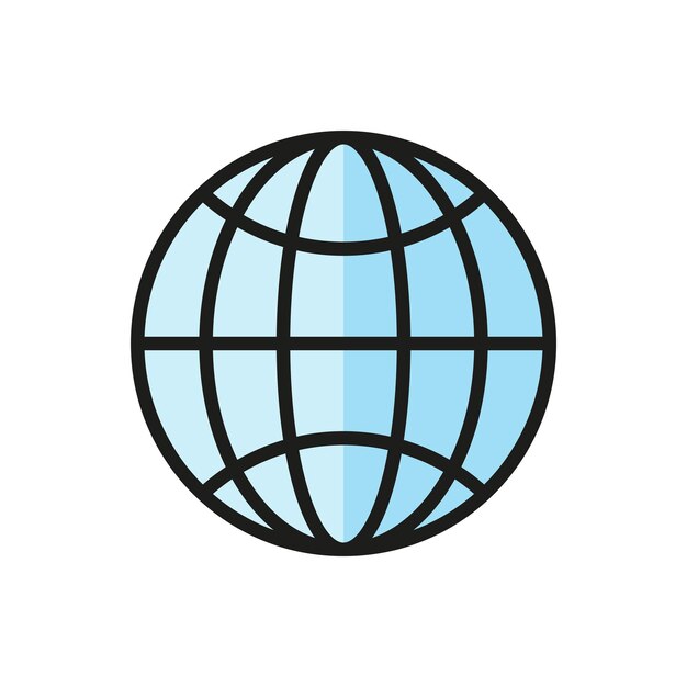 Plantillas de diseño vectorial de iconos de globos simples y modernas