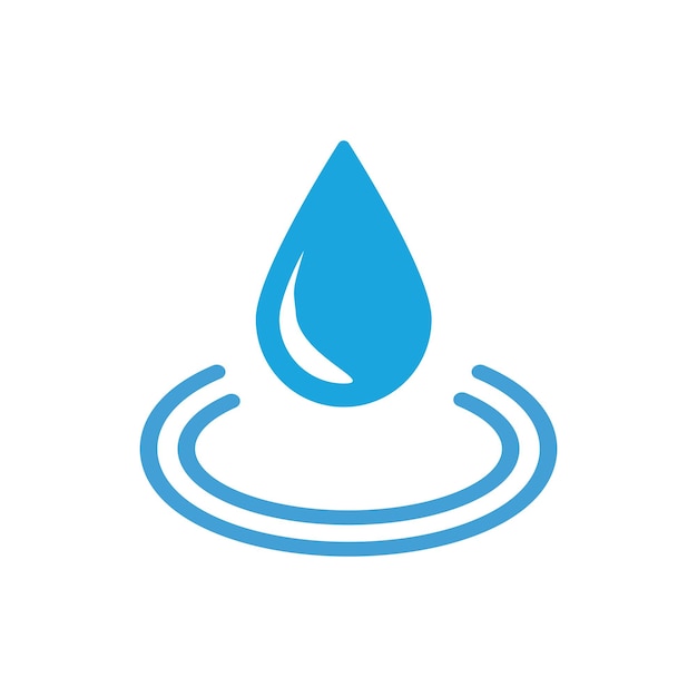 plantillas de diseño vectorial de íconos de gotas de agua