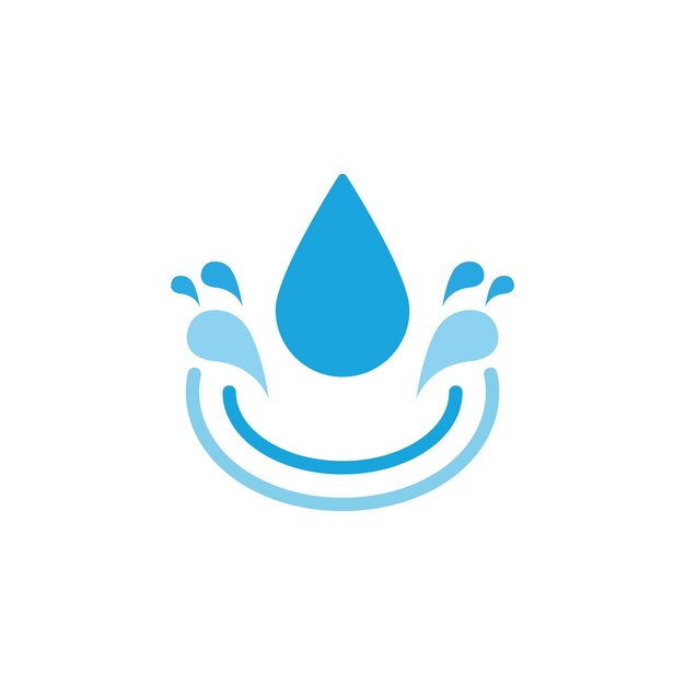 plantillas de diseño vectorial de íconos de gotas de agua