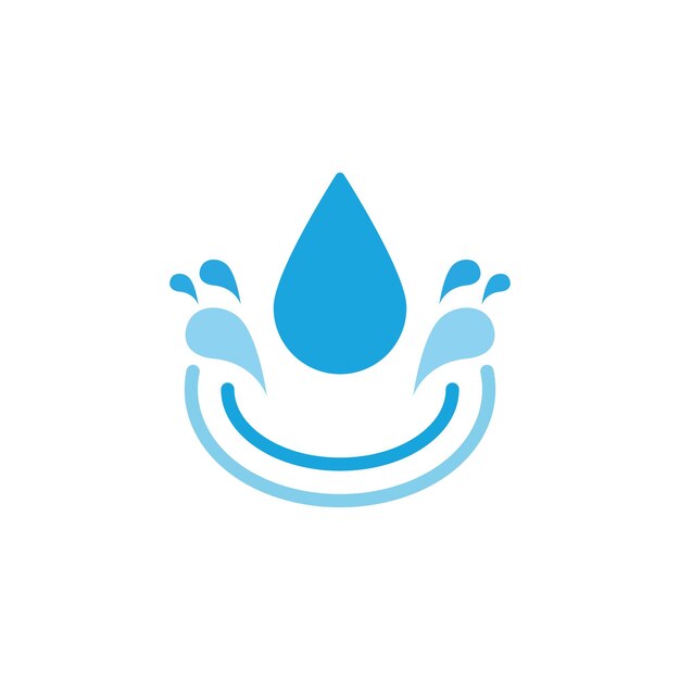 plantillas de diseño vectorial de íconos de gotas de agua