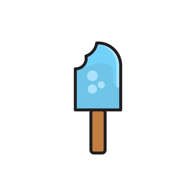 plantillas de diseño vectorial de iconos de helados