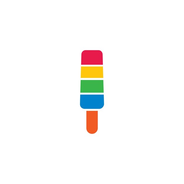 Las plantillas de diseño vectorial de iconos de helados