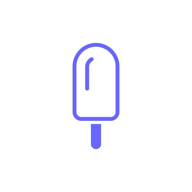 Las plantillas de diseño vectorial de iconos de helados