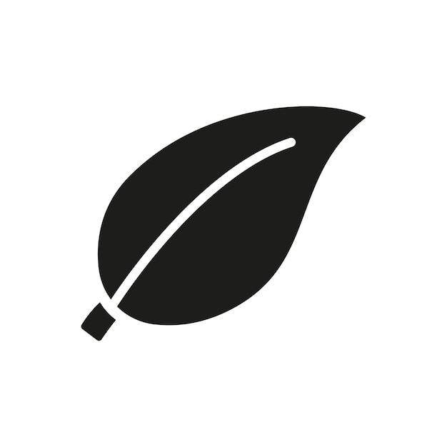 Plantillas de diseño vectorial de iconos de hojas simples y modernas