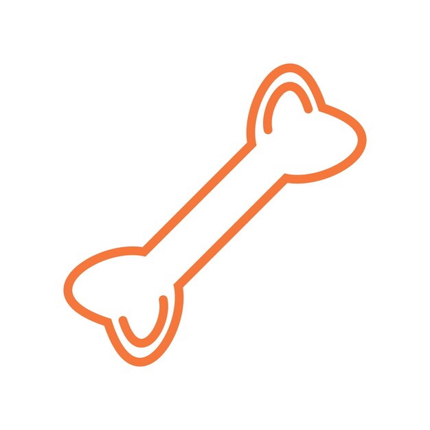 plantillas de diseño vectorial de iconos de huesos
