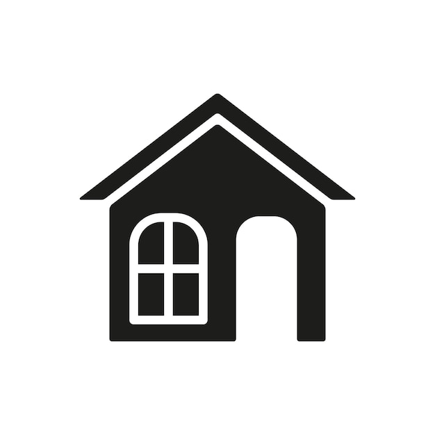 Plantillas de diseño vectorial de iconos de inicio simples y modernas