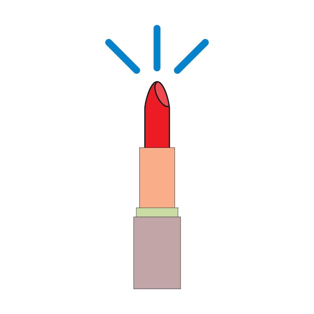 plantillas de diseño vectorial de iconos de lápiz labial