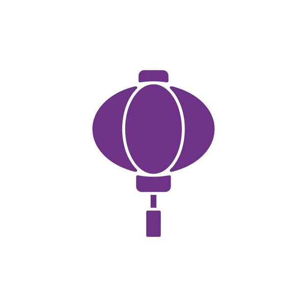 Plantillas de diseño vectorial de iconos de linternas chinas aisladas sobre un fondo blanco